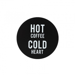 Black Magic Witchy Coaster - Podkładka pod Kubek Hot Coffee Cold Heart